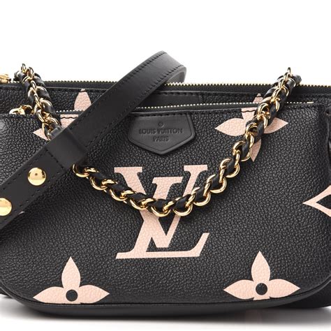 louis vuitton multi pochette empreinte leather|Louis Vuitton patent leather.